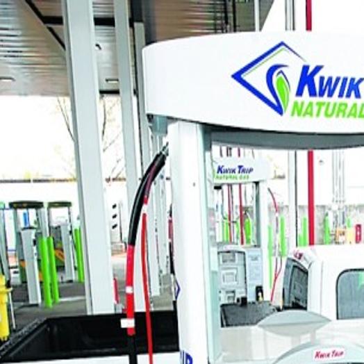 kwik trip compressed natural gas pump stays busy money journaltimes com kwik trip compressed natural gas pump