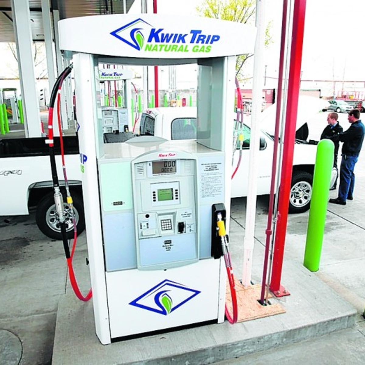 Kwik Trip Compressed Natural Gas Pump Stays Busy Money