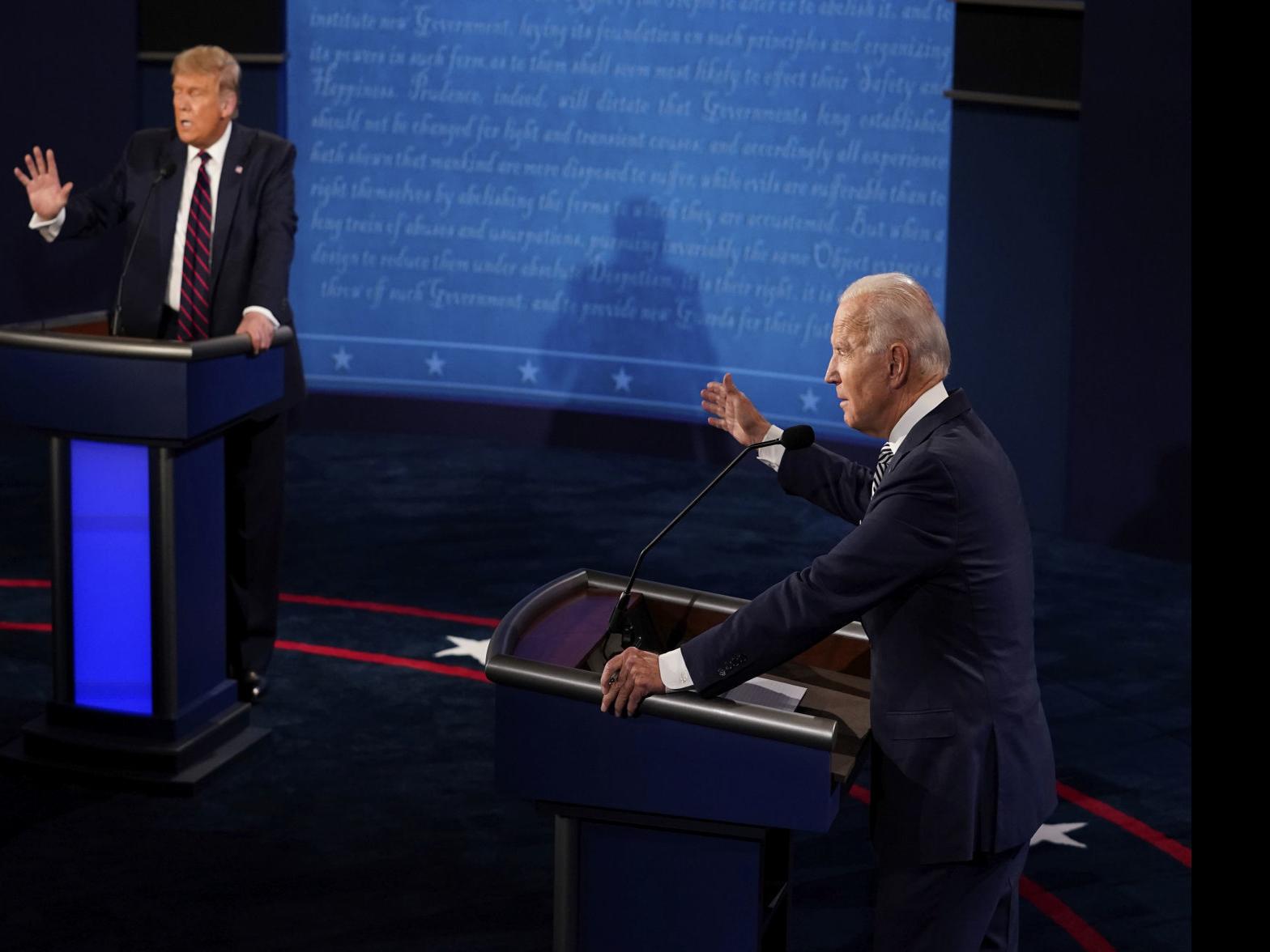 Trump Deflects But Agrees When Asked During Debate To Condemn Militia Groups In Kenosha President Focuses On Antifa Elections Journaltimes Com