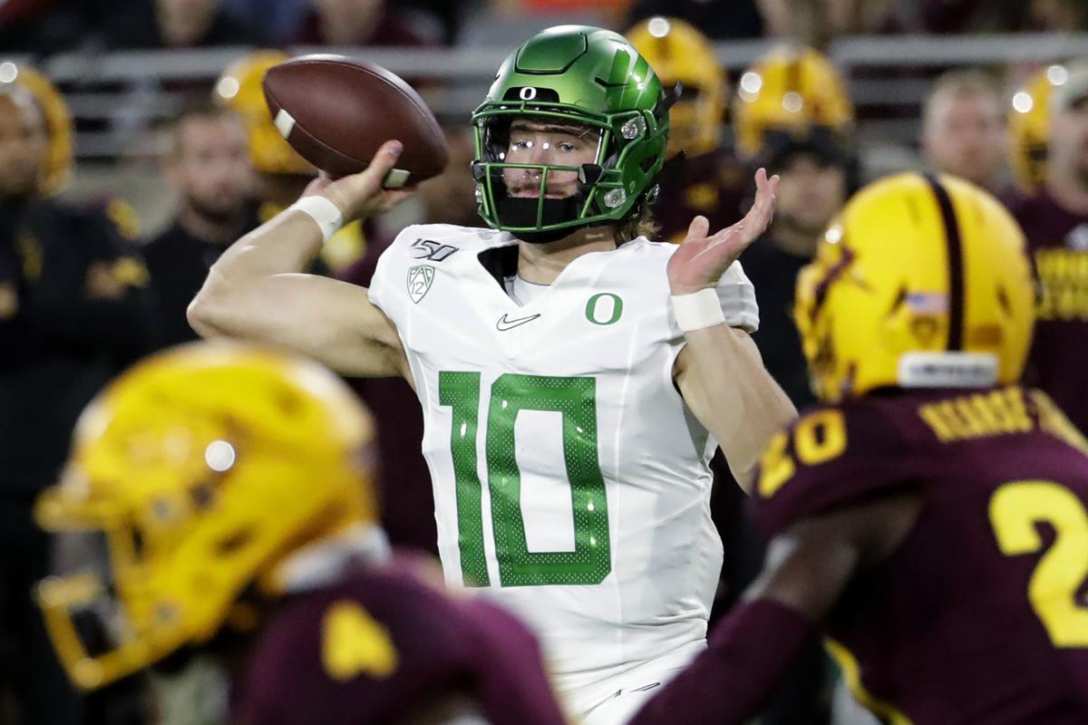 Uw Football Strong Armed Ducks Qb Herbert Has Nfl Talent