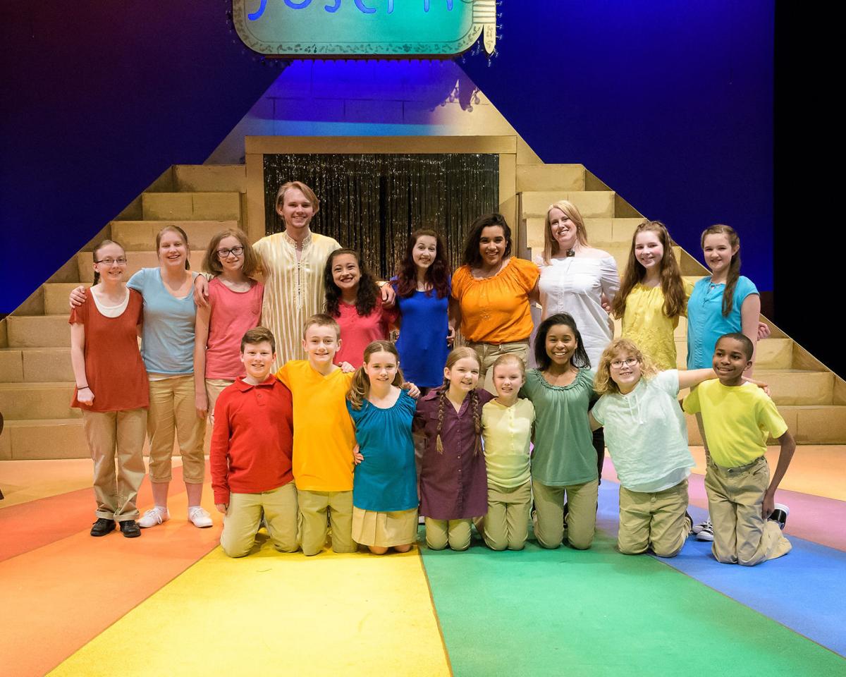 The cast of Joseph and the Amazing Technicolor Dreamcoat