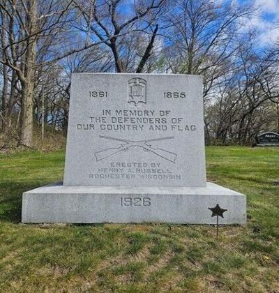 Rededication of the Civil War Monument at the Rochester Cemetery