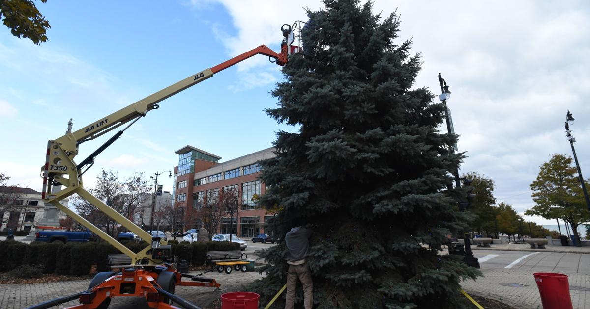 Do you have a spruce tree? Downtown Racine Corp. wants one for Monument Square