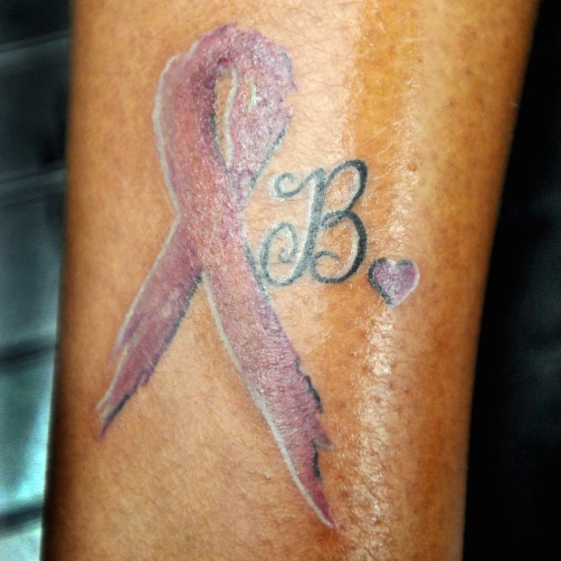 My new tattoo i love it 💖 #livingwithstage4cancer #stage4coloncancer ... |  TikTok