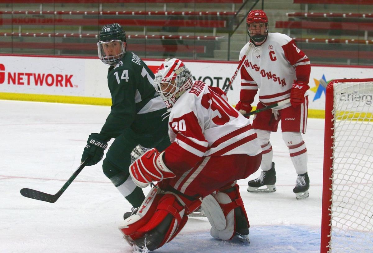 Items to know and players to watch for the Badgers men's hockey series at Michigan State ...