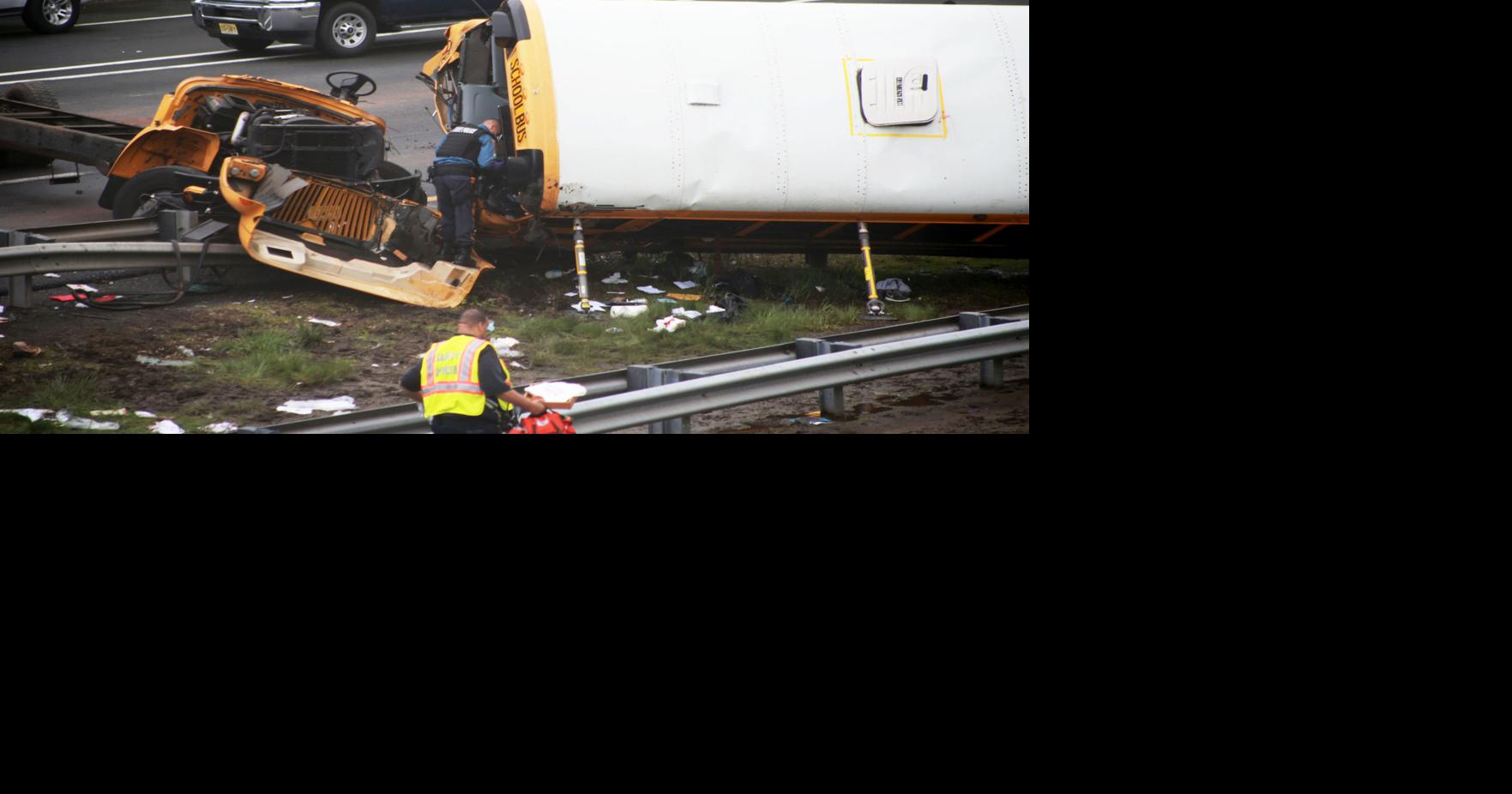 Photos: Teacher, student killed after New Jersey school bus, dump truck ...