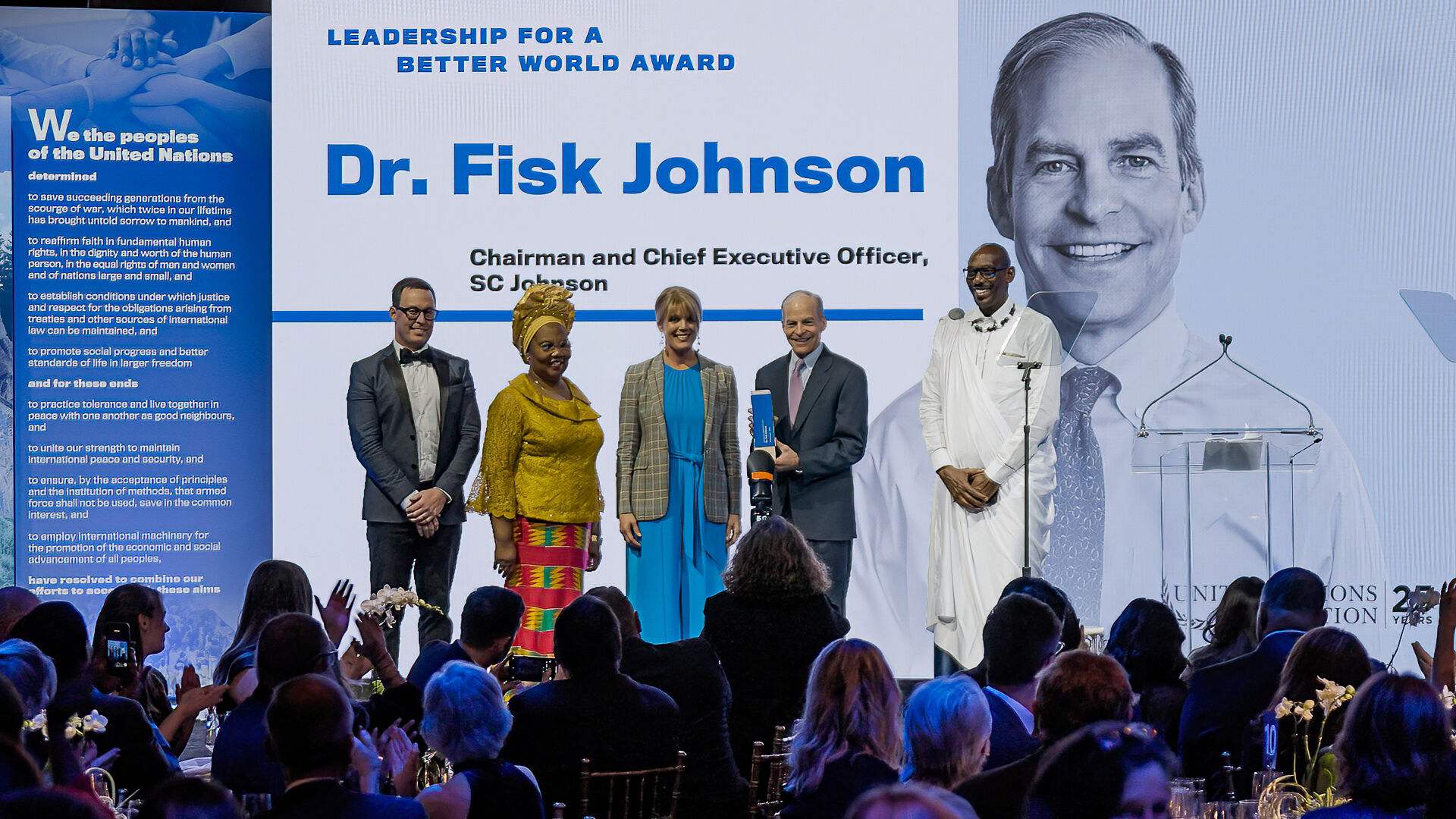 SC Johnson CEO receives global recognition by UN Foundations