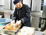 Talking turkey in the Festival Hall kitchen with Chef Manuel Gallardo