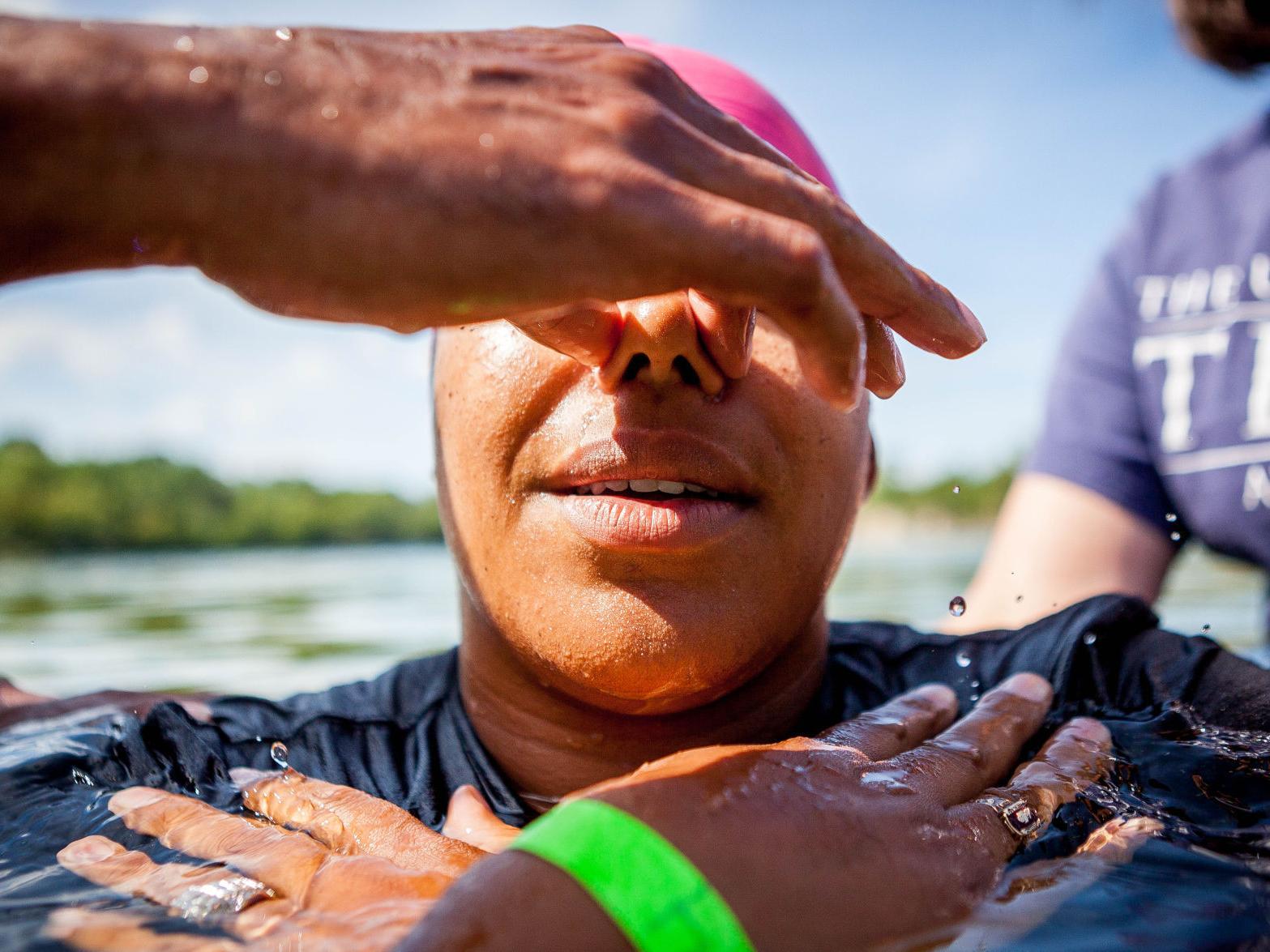 In Photos Quarry Lake Park Mass Baptism In July 2017 Journaltimes Com