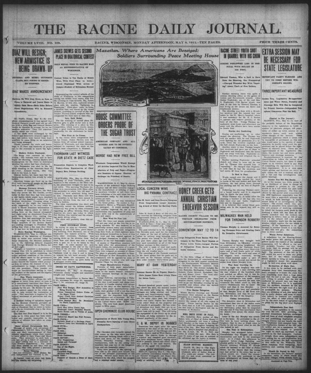 Pages from the past, May 8 Racine bans Milwaukee sausage