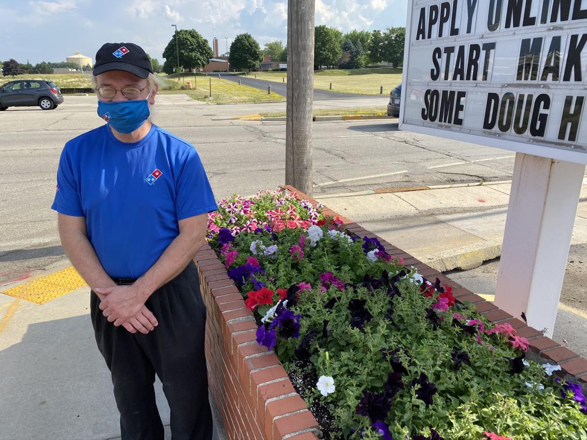 Tim Mutterer and flowers