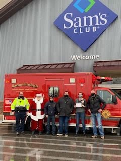 Sam's Club employees and Racine Fire Bells
