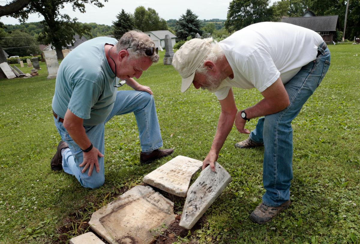 On Wisconsin Cemetery restoration in Mineral Point takes patience