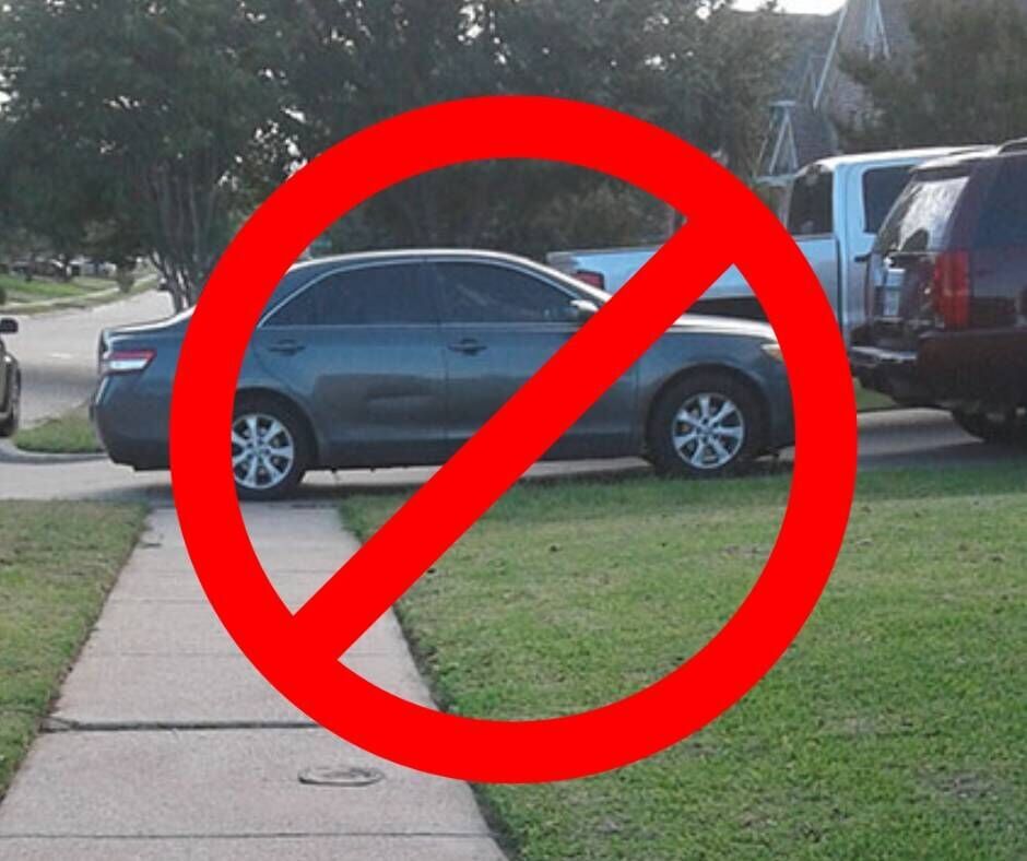 City Reminds Residents Against Parking On Sidewalks, Too Close to Crosswalks