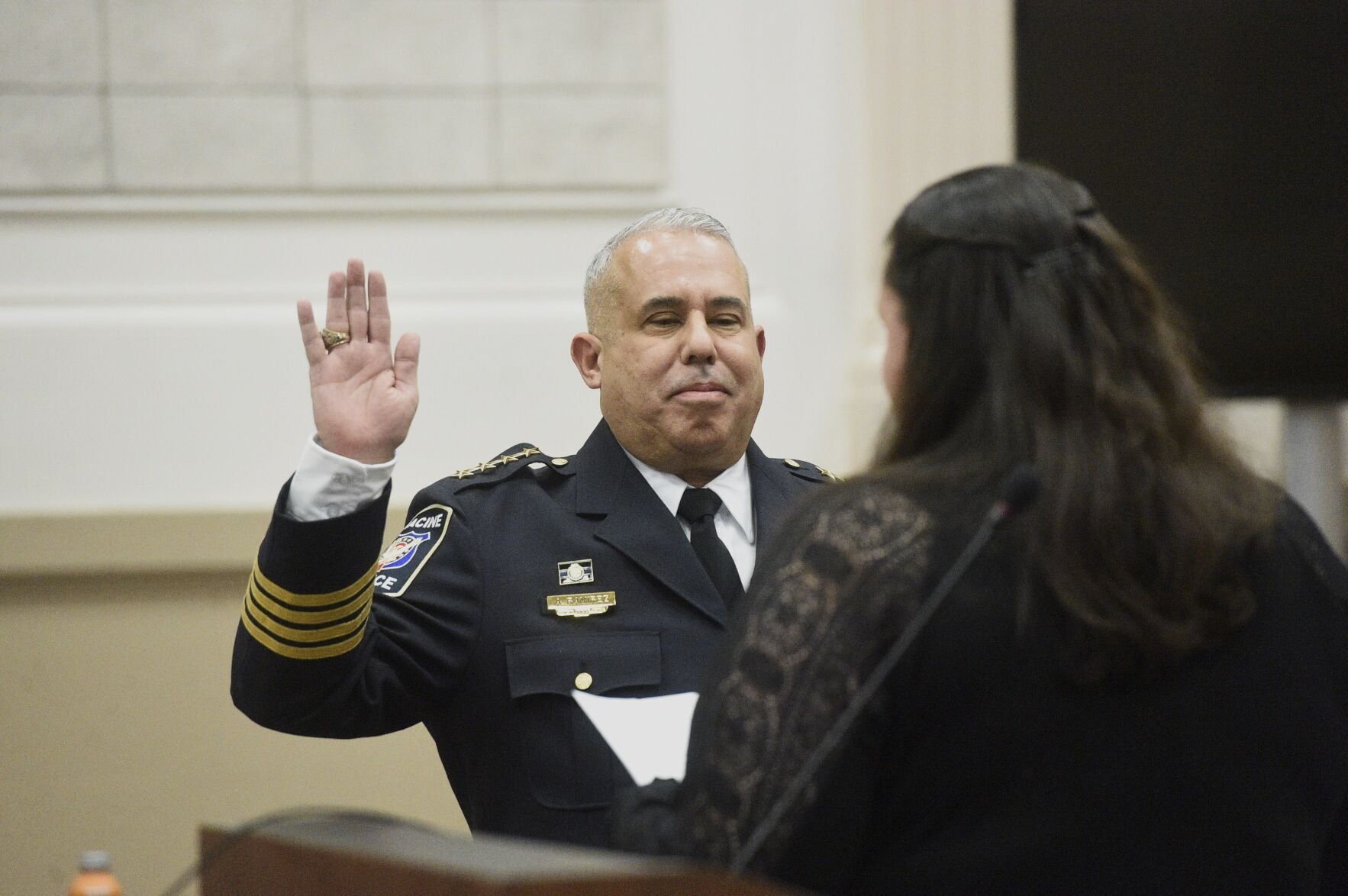 Ramirez Sworn In As Chief For Racine Police Department