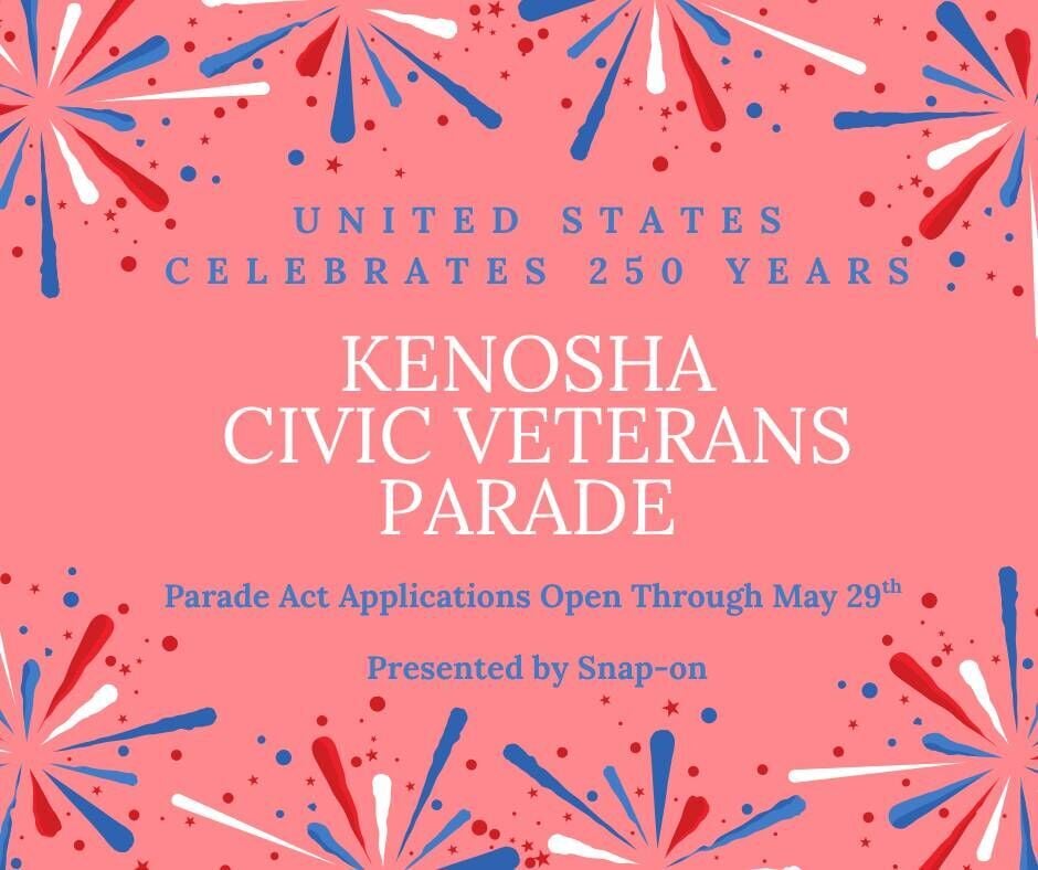 Kenosha Civic Veterans Parade Applications Due by May 29, 2026