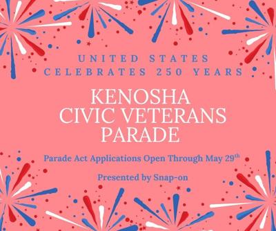 Kenosha Civic Veterans Parade Applications Due by May 29, 2026