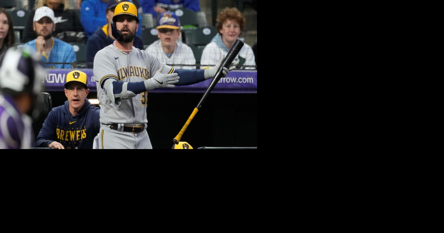 Brewers open six-game trip with loss to Rockies