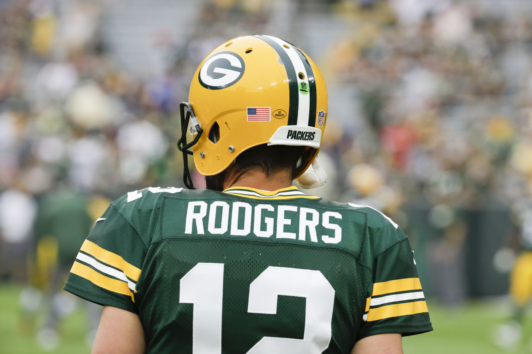 aaron rodgers platinum jersey