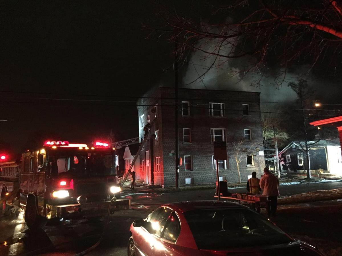 Firefighters battle fire at Grand Avenue apartment building Local