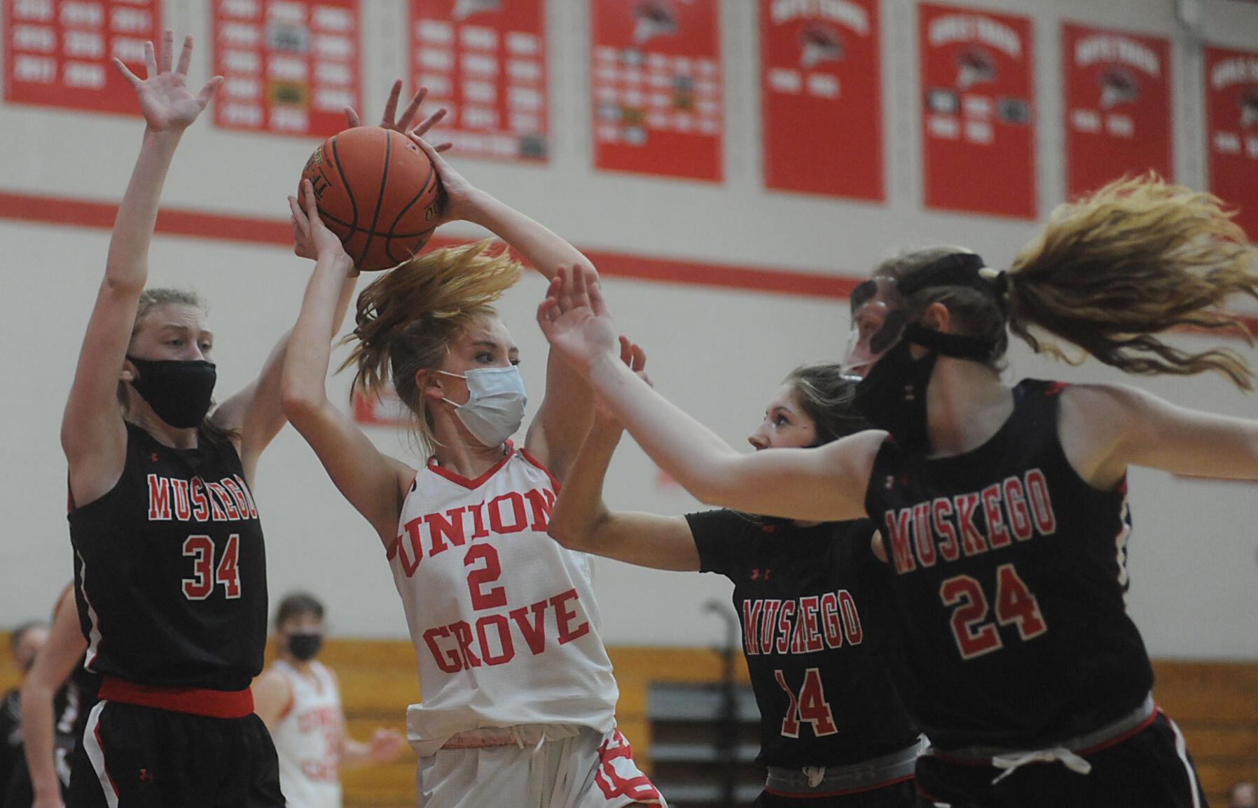 In Photos Union Grove girls edged in overtime in Division 1 basketball