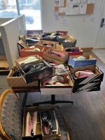 Shoes for haircut recipients