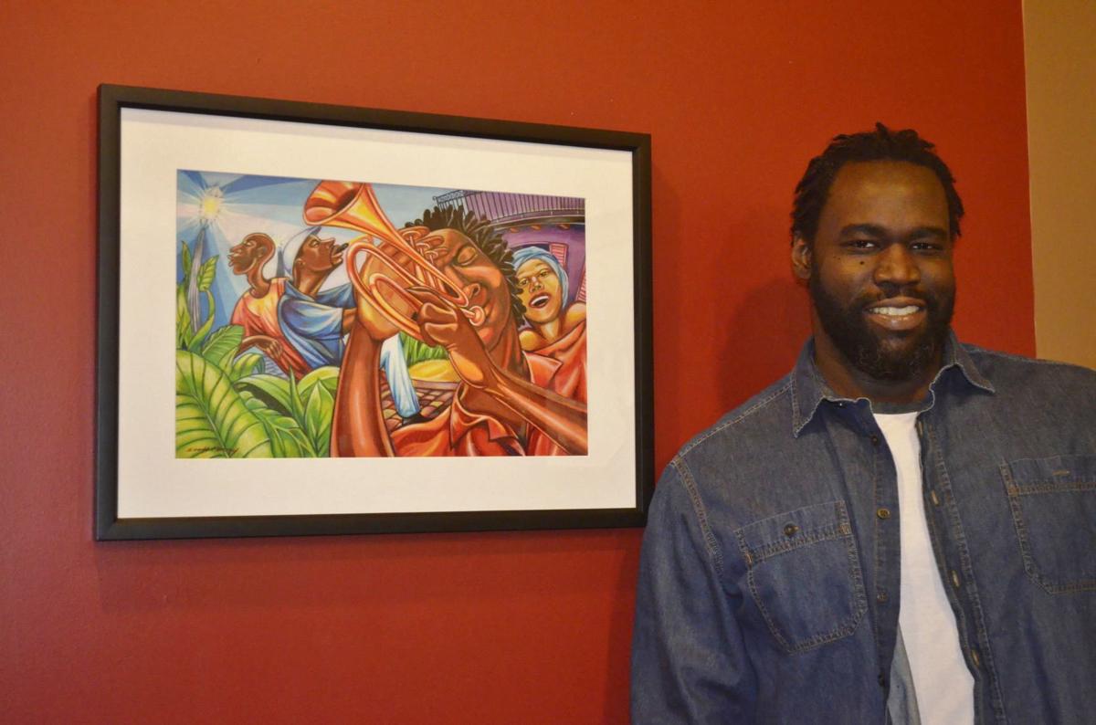 Local artist's work shown in Black Creativity Exhibition