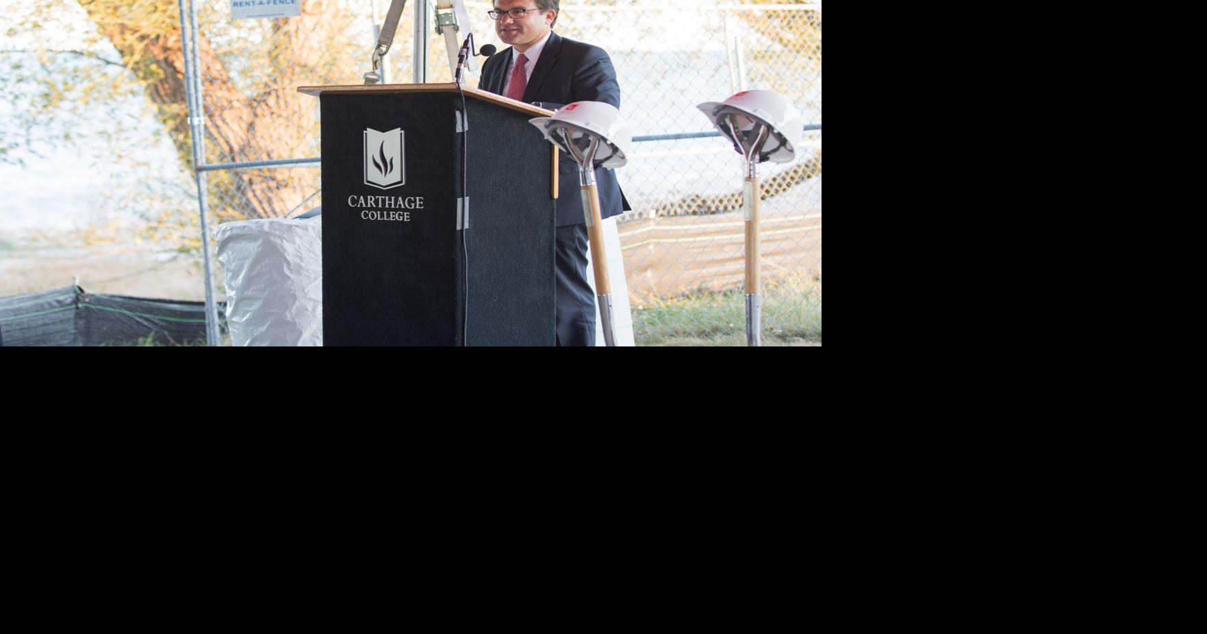 Carthage officials break ground for new residence hall