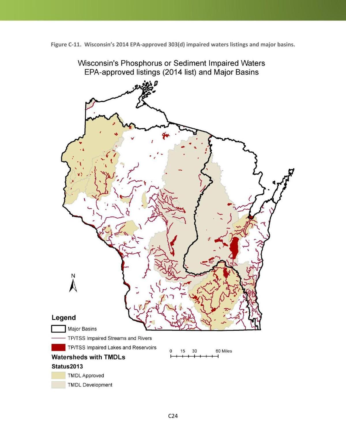 Epa Impaired Waters Map Wisconsin Impaired Waters Map | State And Regional | Journaltimes.com