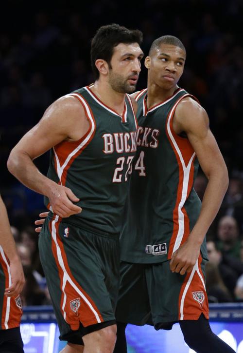 Zaza Pachulia, Giannis Antetokounmpo | | journaltimes.com