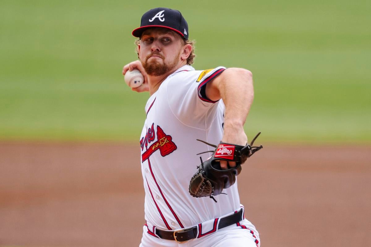 Photos: Braves pitcher Spencer Schwellenbach in action