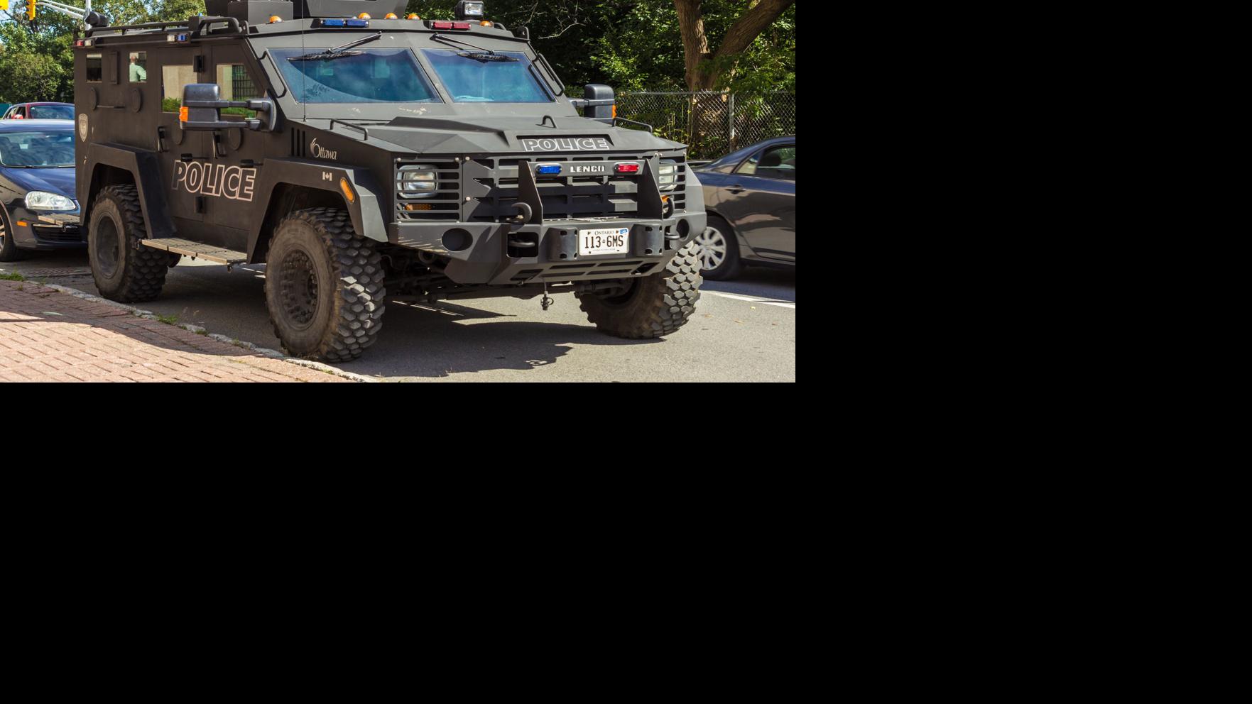Sheriff defends armored vehicle purchase, says it is ‘not a militarized ...