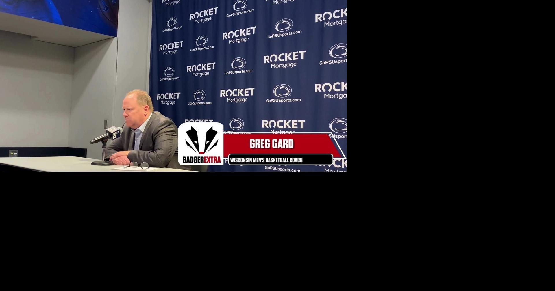 Wisconsin men’s basketball coach Greg Gard breaks down Badgers’ defensive struggles