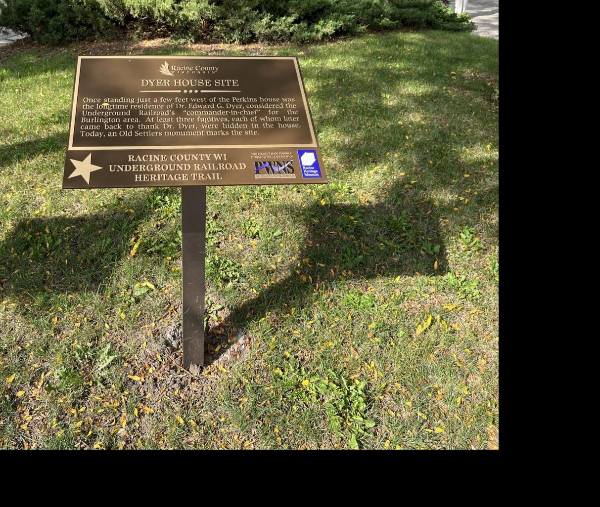 Racine County Underground Railroad markers dedicated