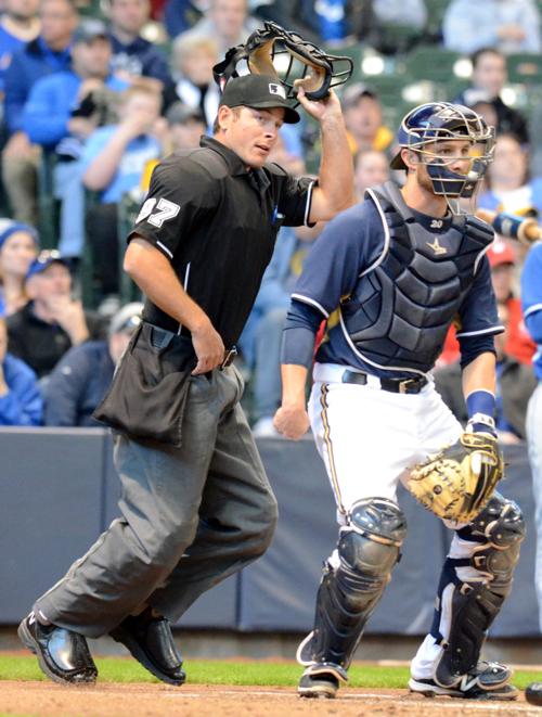 Ben May hopes to change his status as a Major League Baseball umpire