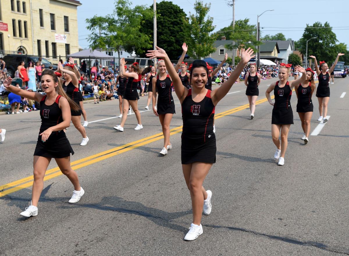 Lineup for Racine's Fourth of July parade on Monday