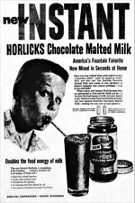 Horlick's Malted Milk advertisement, October 1957