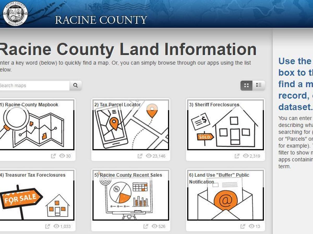 Racine County To Receive National Gis Mapping Award Local News Journaltimes Com Racine County Gis Map