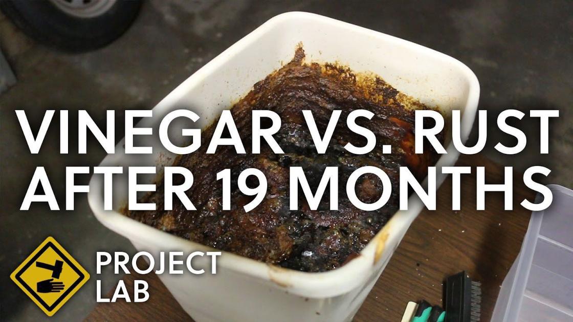 Vinegar Rust Removal 19 Months Later Vlog Journaltimes Com