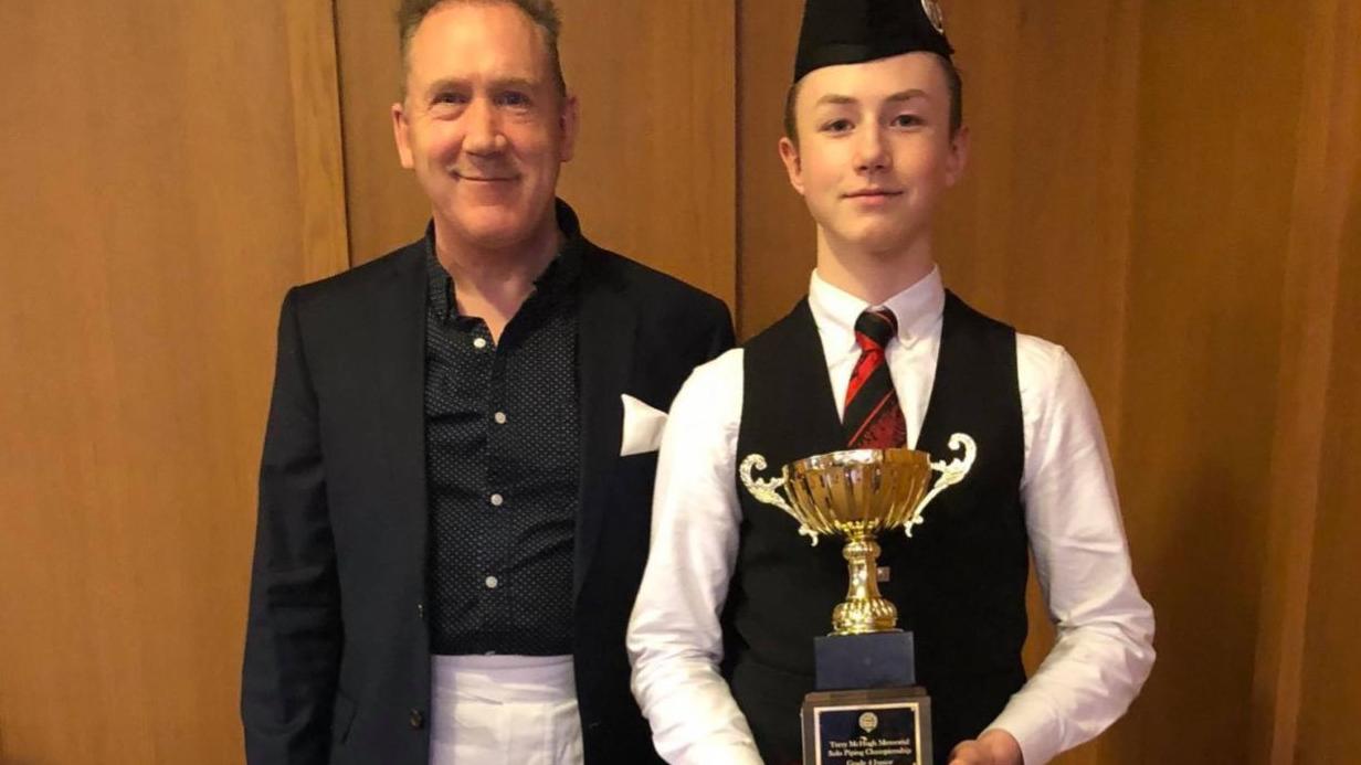 Caledonia resident takes 1st place in national bagpipe competition - Vimarsana News