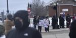 Julian Thomas Elementary students arrive