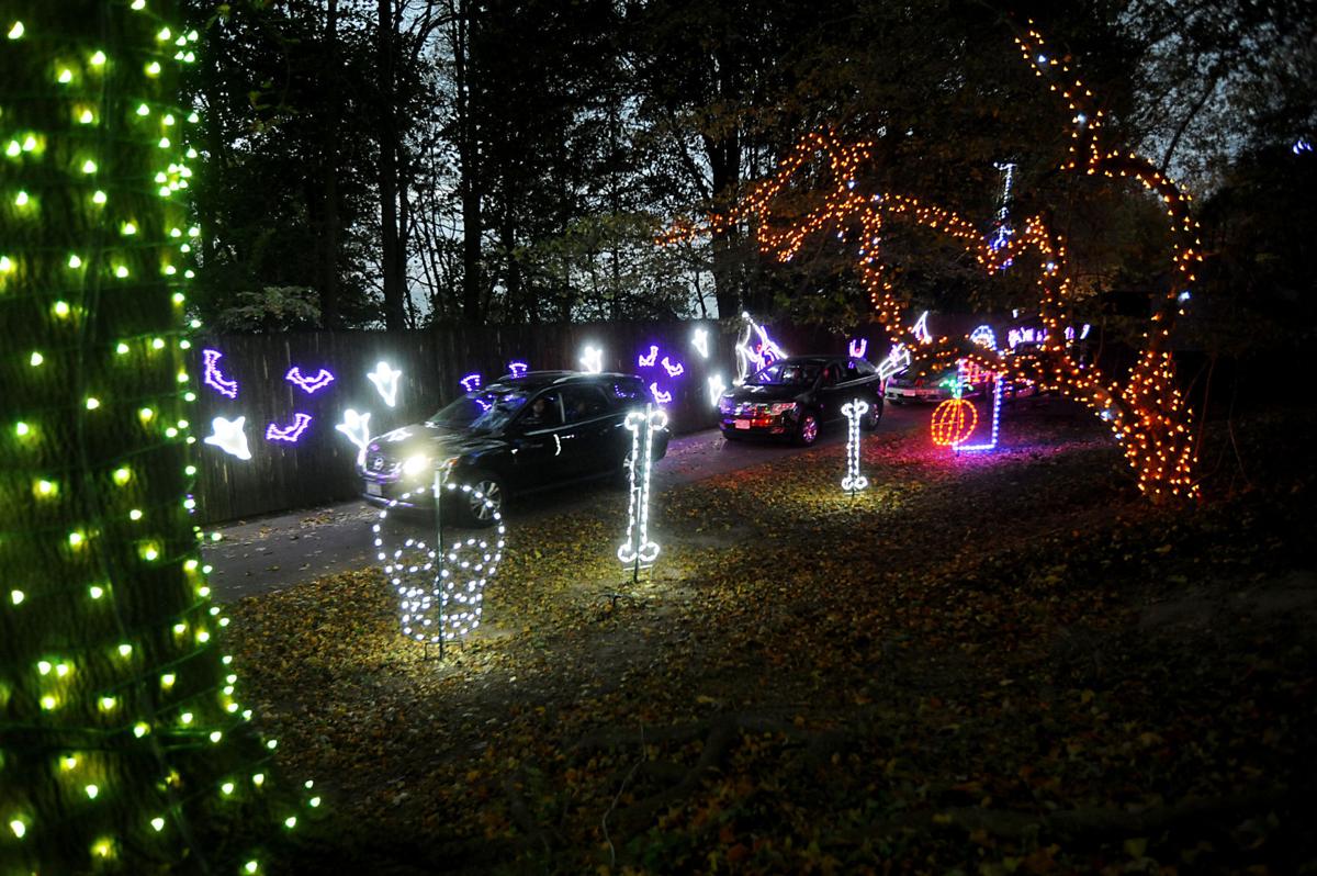 Zoo hosting Halloween Glow lighted drive-through event