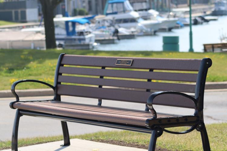 Bench dedicated in honor of Officer John Hetland