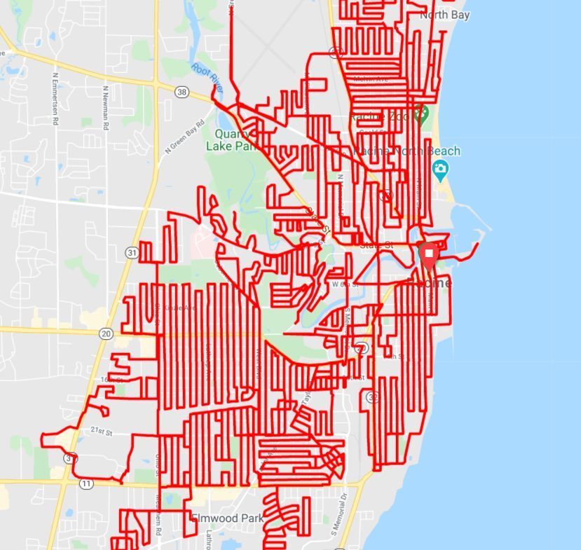 Racine alderman attempts 200 mile journey within city limits to support ...