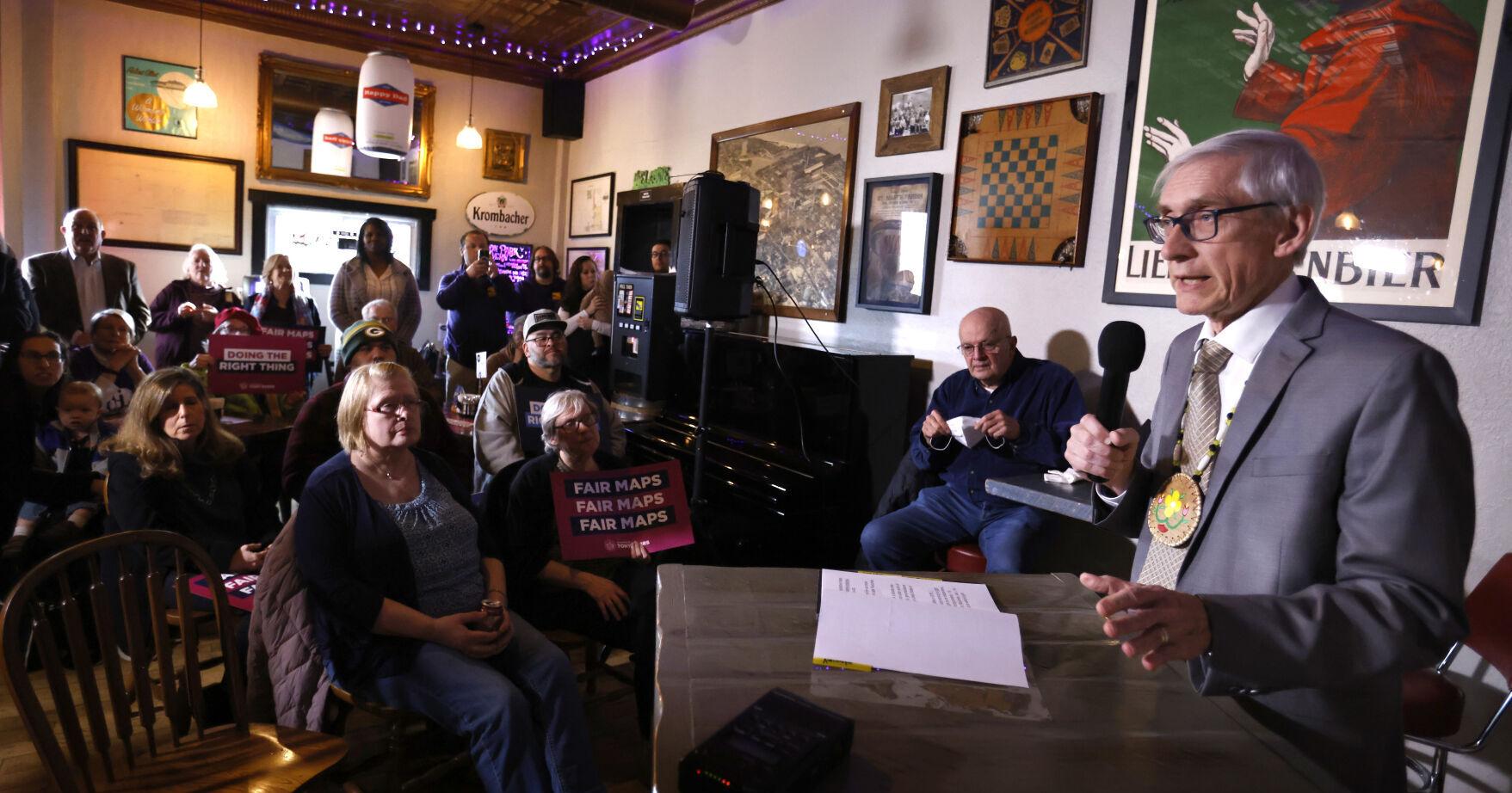 Gov. Evers visits Kenosha, celebrates new legislature maps - Vimarsana News