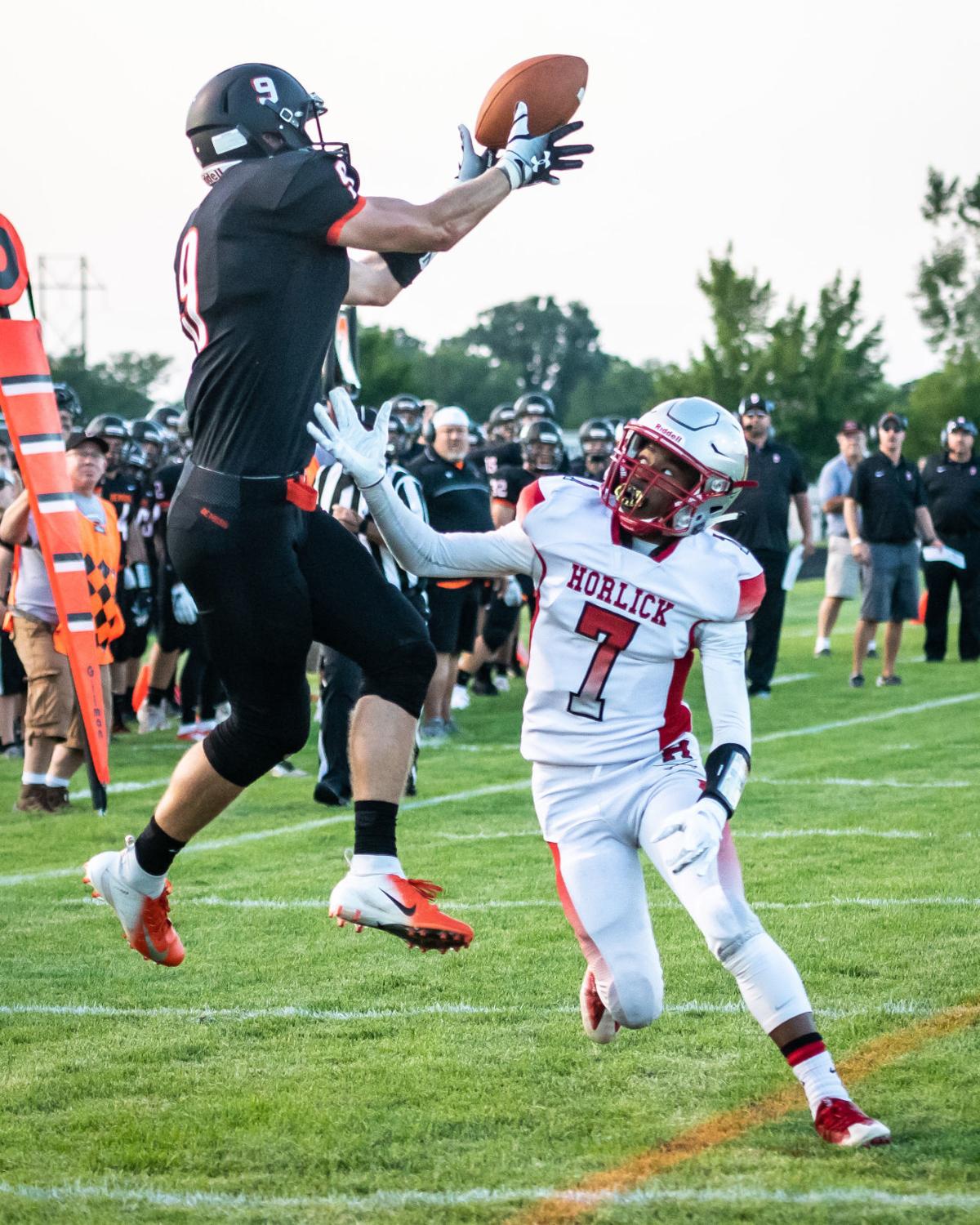 High School Football Wr Nick Webley Super Charges Burlington S