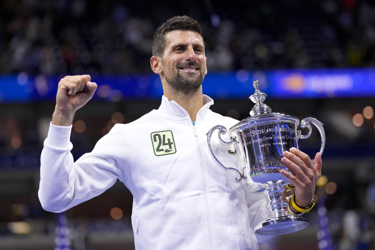 Novak Djokovic Wins the 2023 US Open and Celebrates with Kobe Bryant Tribute