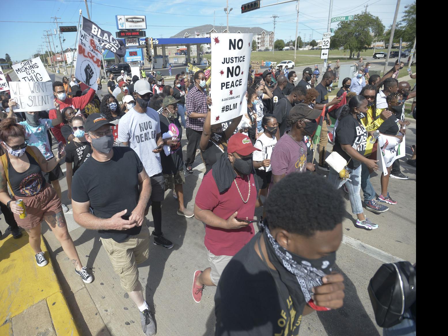 In Kenosha An Overflow Crowd Demands Justice For Jacob Local News Journaltimes Com