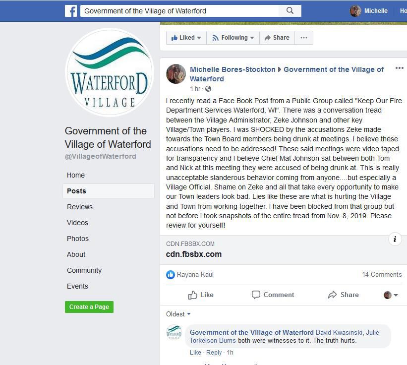 Comment and Waterford's response