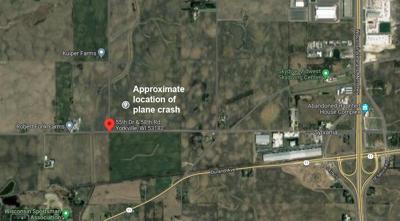 Approximate location of June 18, 2022, Racine County plane crash